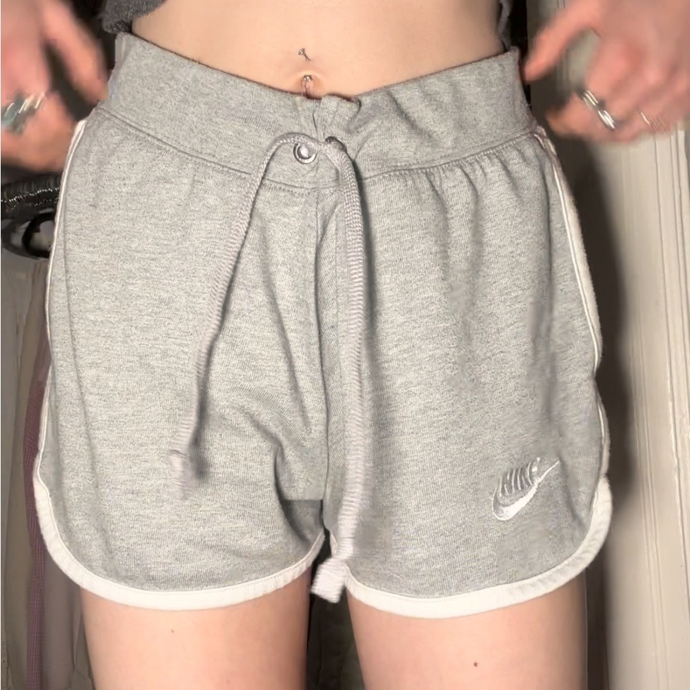Nike cotton drawstring running shorts